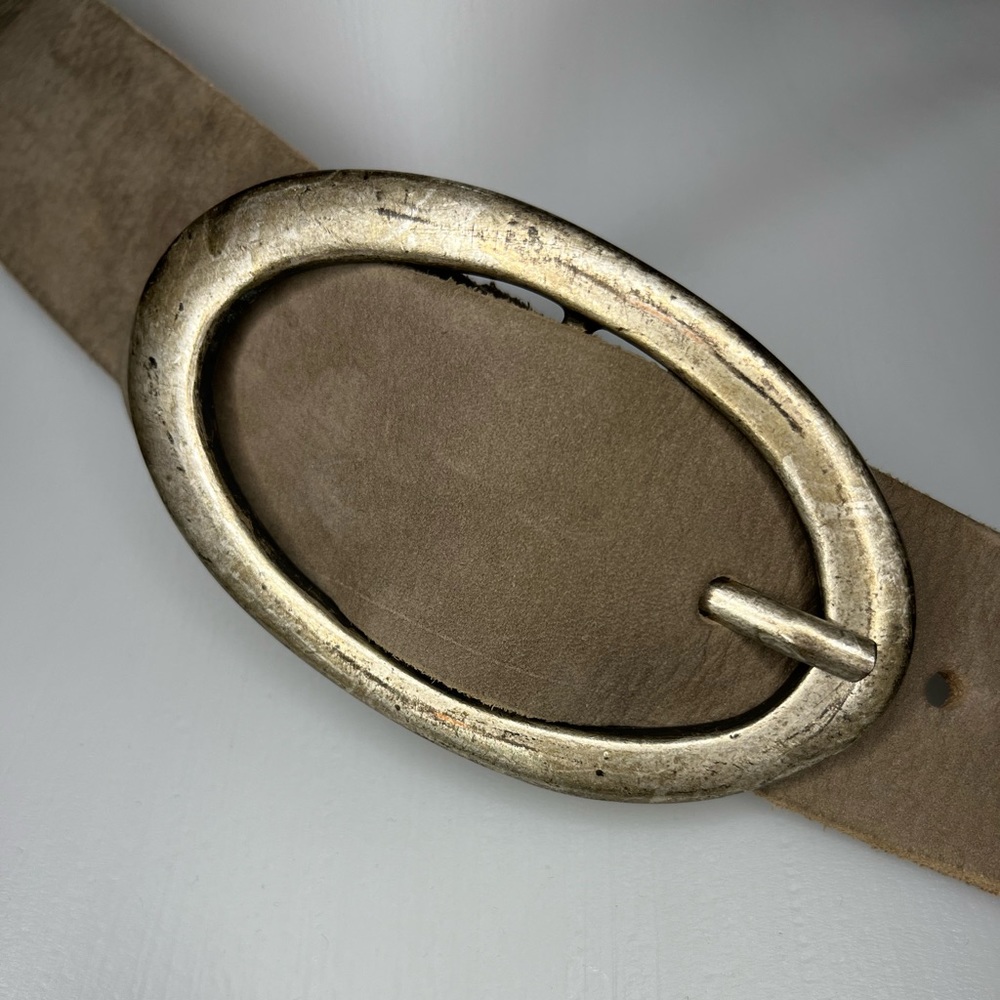 Sam Brown leather belt 85